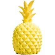 Resim Buffer® Ananas Şeklinde Desenli Büyük Boy Pilli Masa ve Gece Lambası 
