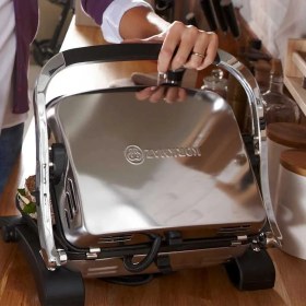 Resim Korkmaz A328-05 Tostkolik Tost ve Izgara Makinesi Inox/siyah Granit 