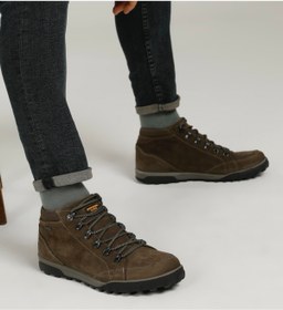 Resim Dockers Erkek Asfalt Renk Hakiki Deri Water Resıstance Bağcıklı Trekking Bot 227186 