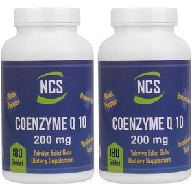 Resim Ncs Coenzyme Q-10 200 MG Hyaluronik Acid 180 Tablet 2 Adet 