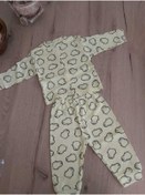 Resim Bebek Pijama Penguen Desenli Alt Üst Pijama Takımı 