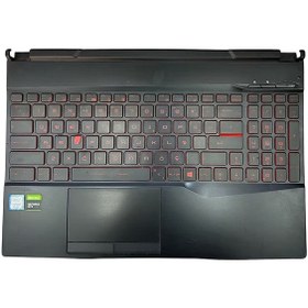 Resim Msı Gl65 Ge65 Gp65 Leopard Üst Kasa Klavye Kasası Işıklı Klavye Touchpad 