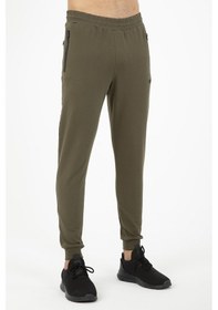 Resim Maraton Sportswear Regular Erkek Ribana Paça Basic Açık Haki Eşofman Altı 18102-açık Haki Açık Haki 