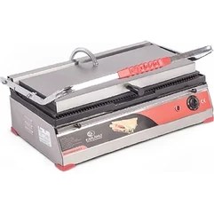 Resim Kaplanlı 24 Dilim Ev ve Sanayi Tipi Elektrikli Döküm Tost Makinesi 59X30 cm 