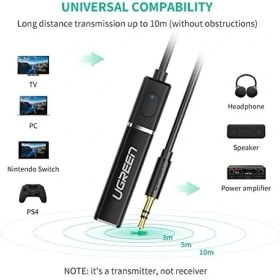 Resim 3.5 mm Bluetooth Verici Transmitter 