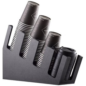 Resim Merdiven Karton Bardak Standı 4 Hazneli 