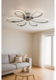 Resim Krom Renk Modern Tasarım Yatak Odası - Salon - Mutfak Gün Işı... Krom 