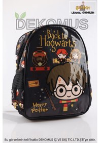 Resim Yeni Sezon Lisanslı Harry Potter Anaokul Çantası Back To Hogwarts Lacivert 
