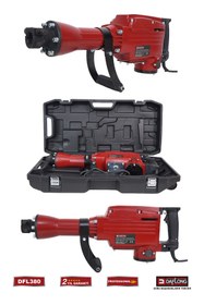 Resim Daflong BÜYÜK TİP ÇANTALI 65 MM KIRICI HİLTİ KAVRAMA KOLLU 16 KG KABLOLU BAKIR SARGILI DFL-380 