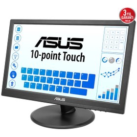 Resim ASUS VT169HE 15.6" 5ms, 60Hz, Dokunmatik, HDMI, D-Sub, Düşük Mavi Işık, FreeSync, IPS Panel Mon 