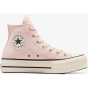 Resim Converse Chuck Taylor All Star Lift Unisex Pembe Süet Platform SNEAKER.691 