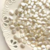 Resim 100 adet/8mm*10mm İnci Işığa Duyarlı Düz Boncuklar DIY El Yapımı Kolye Küpe Süsler Bilezik Aksesuarları 
