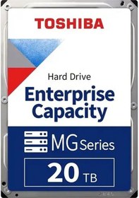 Resim Toshıba Enterprıse, Mg10aca20te, 3.5&quot , 20tb, 512mb 7200 Rpm, 7/24 Güvenlik, Data Center, Nas, Server, Hdd 