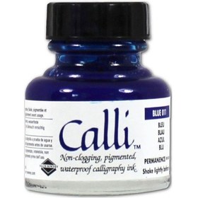 Resim Daler Rowney Calli Kaligrafi Mürekkebi 011 Blue 29.5Ml 