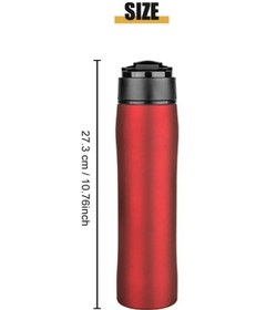 Resim Ebitda French Press Kahve Makinesi, Sıcak & Soğuk, Yalıtım Teknolojisi Siyah 