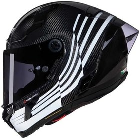 Resim Nolan X-804 Rs Ala 345 Karbon Kapalı Motosiklet Kaskı Siyah L 