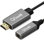 Resim Qgeem QG-HD02 HDMI To Mini Display Port Dönüştürücü 
