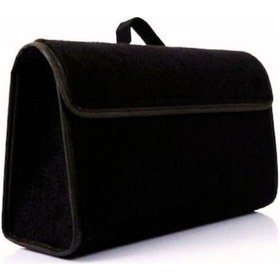 Resim Oto Bagaj Çantası Su Geçirmez İç Yüzeyli Araç Bagaj Düzenleyici Organizer 