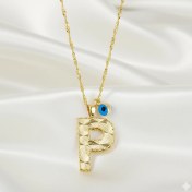 Resim Ariş P Harfi Altın Kolye N11.20460 