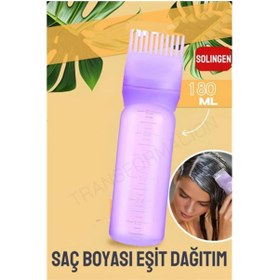 Resim Skygo ModaCar Saç Boyası Eşit Dağıtım Şişesi Doldurulabilir Taraklı Aplikatör Solingen Professional 