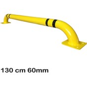 Resim İlgi Trafik Otopark Ayırıcı Otopark Ayırma Araç Stoperi Yaslama Demiri Bariyeri 130cm Ø60mm 2mm 