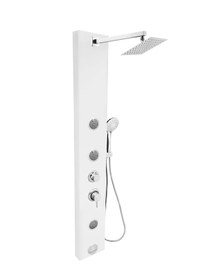 Resim Aurel Lena Beyaz Venüs Masajlı Duş Sistemi Beyaz 