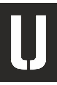 Resim isgtabelam 22,4x35 Cm/kompozit /U Harfi Boyama Şablonu 