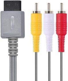 Resim Wii Wii U için AV Kablosu, Nintendo Wii/Wii U ile Uyumlu Kompozit Ses Video Kablosu, TV Konektör Kablosu 1.8M/6FT 