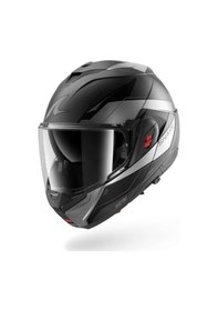 Resim Shark Oxo Mekarıum Mat Çene Açılır Kask Siyah 