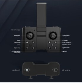 Resim Honmex Xt8 Mini Katlanabilir Drone Turuncu Standart Paket Kamera Yok, Tek Batarya - Tek Tuş Kalkış/iniş, Başsız Mod, 3d Çevirme 