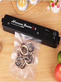 Resim Vacuum Sealer Vakum Makinesi Ev Gıda Yapıştırma Makinesi Gıda Vakum Otomatik Vakum Yapıştırma Makinesi 