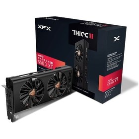 Resim XFX AMD Radeon RX 5500 XT Thicc II Pro RX-55XT4DFD6 4 GB 128 Bit GDDR6 Ekran Kartı 