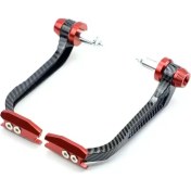 Resim Motosiklet Manet Koruma Karbon Kırmızı 