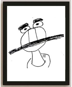 Resim Nezih Danyal Tipler Kişiye Özel Sertifikalı Sınırlı Fine Art Karikatür Baskı NTP00033 