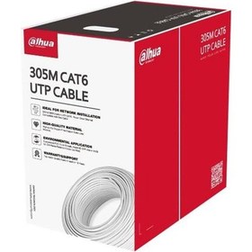Resim Dahua Dh-pfm920ı-6un-c Utp Cat6 305 Metre %100 Bakır Gri Renk Bakır Kablo 