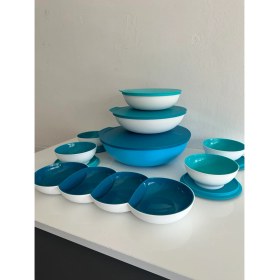 Resim Tupperware Berrak Set 3.5lt,1.5lt,740ml Kase 275ml 4adet 1adet cerezlik 