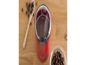 Resim Bosch Kırmızı Renkli Çekirdek Kahve ve Baharat Öğütücü, Pratik ve Şık Tasarım 