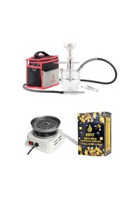 Resim Trip Nargile Takımı+ 1 Kg+kefo Mini Rezistanslı Ocak 