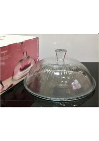 Resim Paşabahçe Kek Fanusu Servis Tabağı Kapaklı Kek Fanusu 
