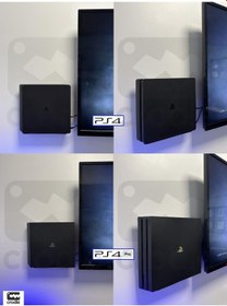 Resim Playstation 4 Duvar Standı Yerden Tasarruf Rahat Hava Akışı Gaming Aksesuar Konsol Tutacağı 