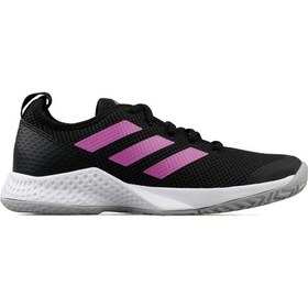 Resim Adidas Courtflash W Kadın Tenis Ayakkabısı GW6263 Siyah 