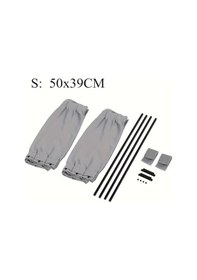 Resim Dashanshop 2 Adet Evrensel Araç Yan Cam Güneşlikleri, Uv Koruma, Katlanabilir, Gri, 50s 