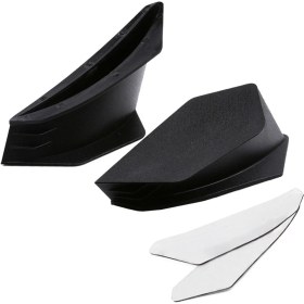 Resim Eakren 2x Motosiklet Kanatçıkları Yan Deflektörleri Aksesuar Abs (Yurt Dışından) 