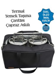 Resim SEVBAGS SEFERTASI YEMEK TAŞIMA TERMAL TERMOS ÇANTA 