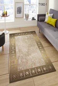 Resim Yazlık Makinede Yıkanabilen Halı Dekhera T1062-1 - 140X300 / Deri Taban 
