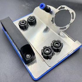 Resim Seramik Karo ve Ahşap İşleri için Paslanmaz Çelik 45 Derece Taşınabilir Eğim Açma Aleti, Mavi Renkli, Montaj Gereklidir, Pil Gerekmez 