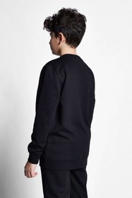 Resim Lescon Siyah Çocuk Sweatshirt 21S-3228-21N 