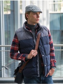 Resim Erkek Slim Fit Lacivert Rüzgar Ve Su Itici Termo Iç Astarlı Nefes Alabilen Yelek Ncs Jeans 4514-Lacivert 