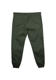 Resim Erkek Büyük Beden Battal Boy 100 Kilo-180 Kilo Arası İçin Uygun Bağcıklı Gabardin Jogger Pantolon Haki 