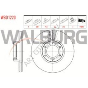 Resim On Fren Disk 2 Adet Master 2 - Movano A Walburg Wbd1220 